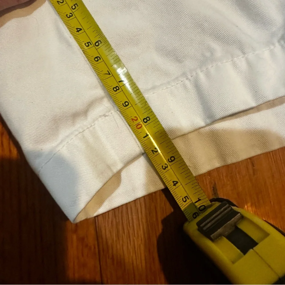 J Crew Shorts White‎ Broken In Chino Classic Twill Sz 12 8.5” Inseam